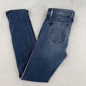 McGuire Gotham Slim Revel Revel Tuxedo Stripe Skinny Jeans Blue Size 27